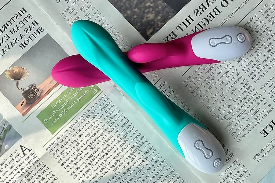 green and rabbit vibrator