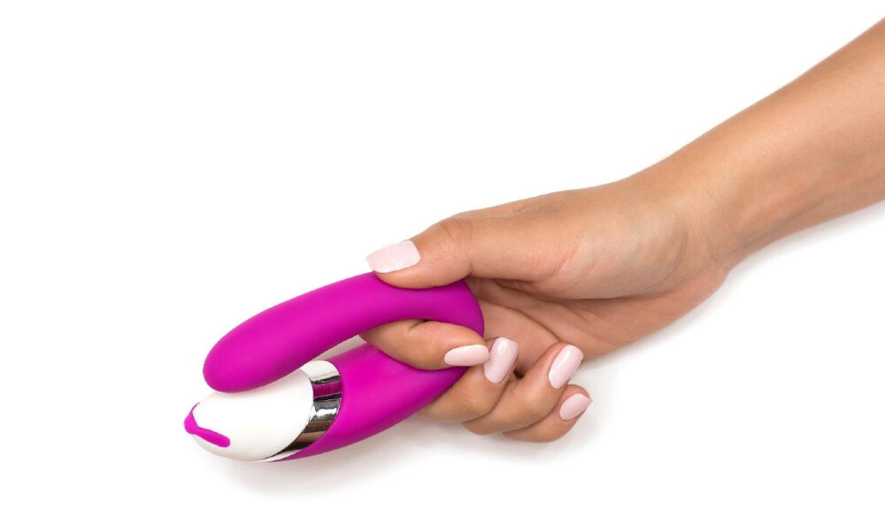 we wibe vibrator in hand